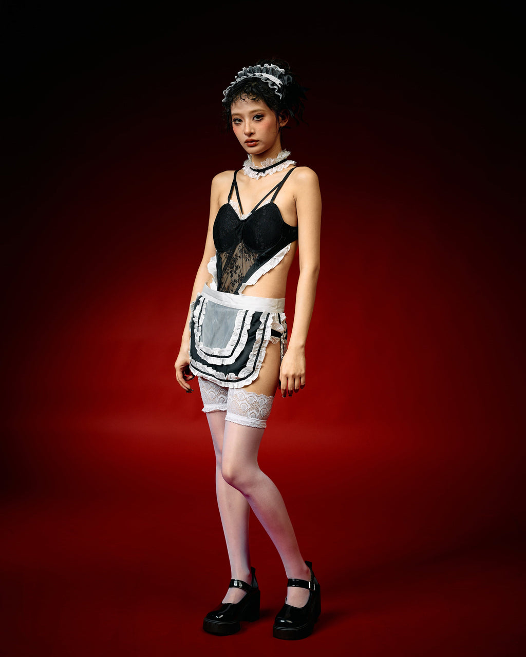 Midnight Obedience Maid Set