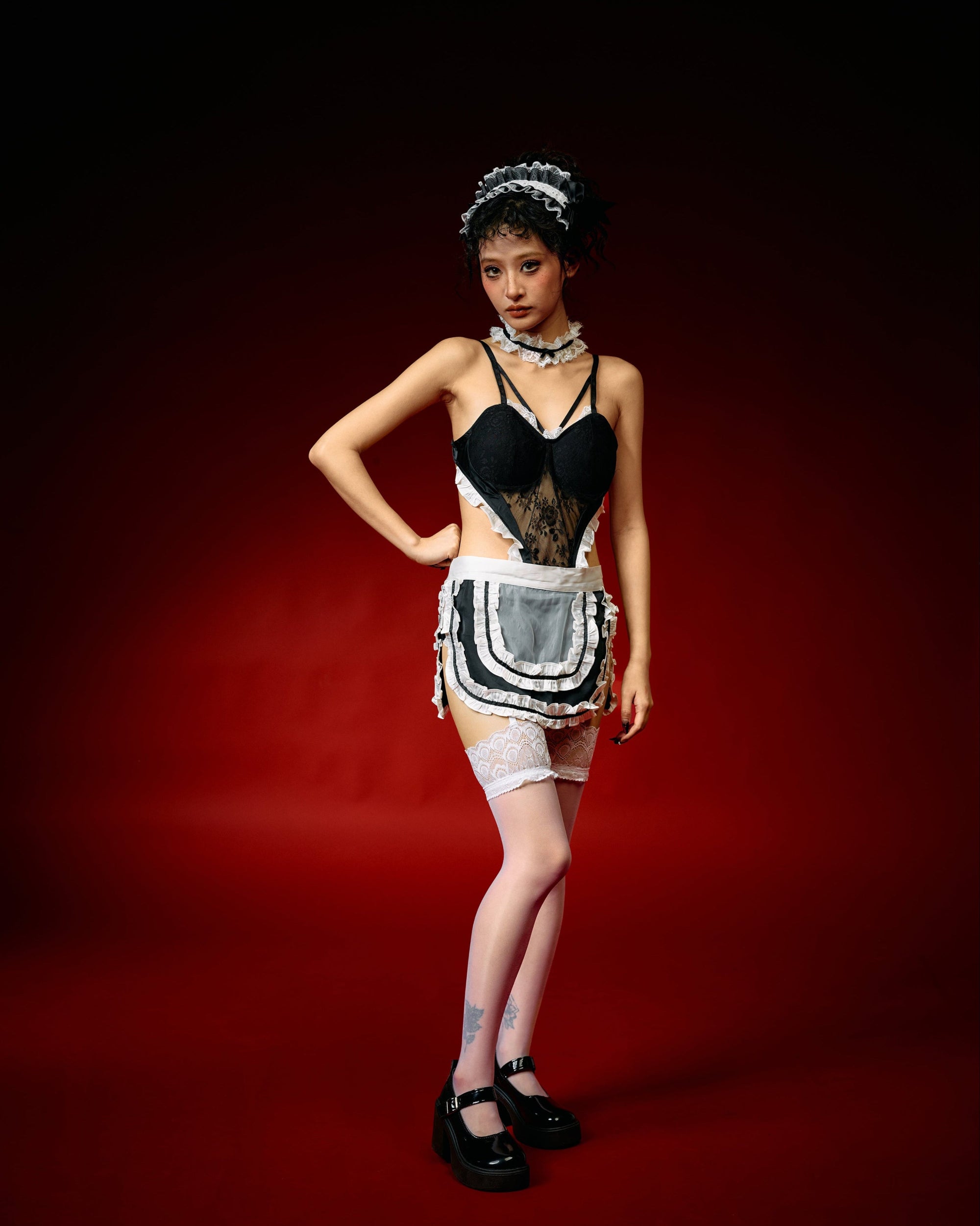 Midnight Obedience Maid Set