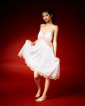 White Whisper Lace Nightdress Set