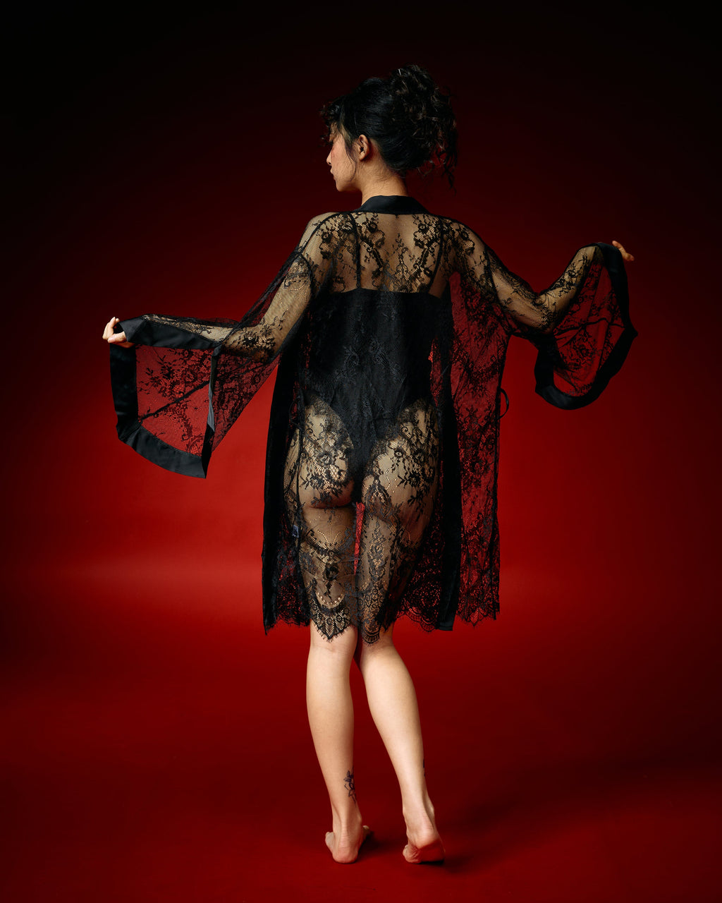 Eternal Romance Black Lace Set